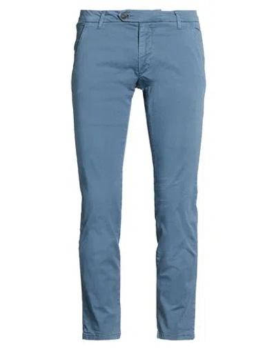 Roy Rogers Roÿ Roger's Man Pants Slate Blue Size 33 Cotton, Elastane