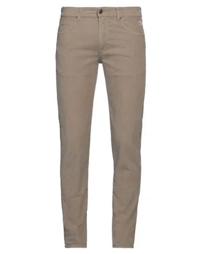 Roy Rogers Roÿ Roger's Man Pants Taupe Size 33 Cotton, Elastane In Grey