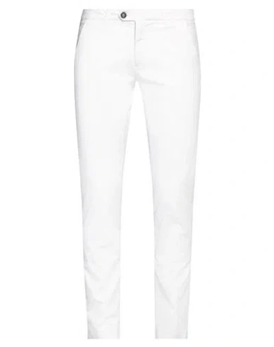 Roy Rogers Roÿ Roger's Man Pants White Size 33 Cotton, Elastane