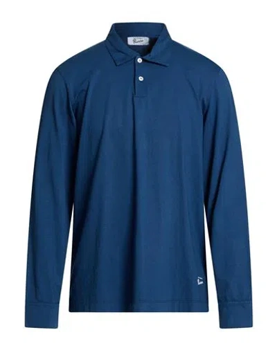 Roy Rogers Roÿ Roger's Man Polo Shirt Blue Size Xl Cotton In Multi