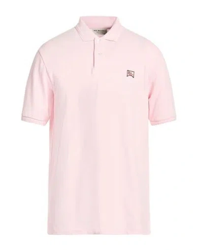 Roy Rogers Roÿ Roger's Man Polo Shirt Light Pink Size Xl Cotton