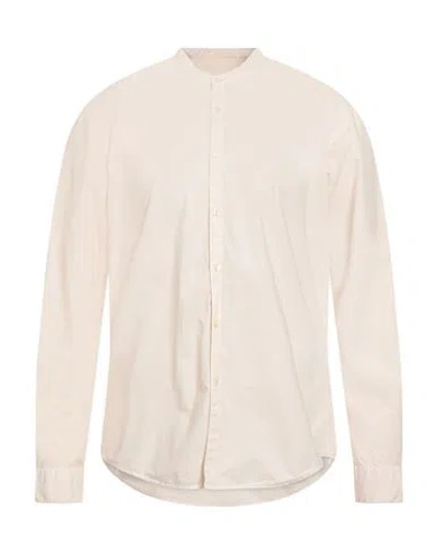 Roy Rogers Roÿ Roger's Man Shirt Beige Size L Cotton In Sand