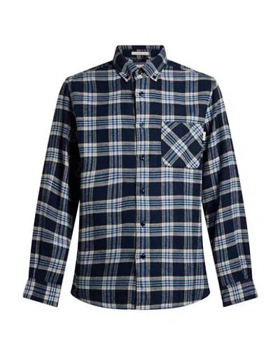 Roy Rogers Roÿ Roger's Man Shirt Midnight Blue Size M Cotton