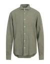 Roy Rogers Roÿ Roger's Riviera Man Shirt Military Green Size L Linen