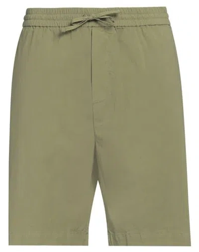 Roy Rogers Roÿ Roger's Man Shorts & Bermuda Shorts Military Green Size 30 Cotton, Elastane