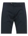 Roy Rogers Roÿ Roger's Man Shorts & Bermuda Shorts Navy Size 28 Cotton, Elastane In Navy Blue