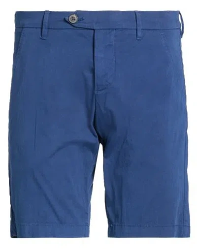 Roy Rogers Roÿ Roger's Man Shorts & Bermuda Shorts Navy Size 30 Cotton, Elastane In Blue