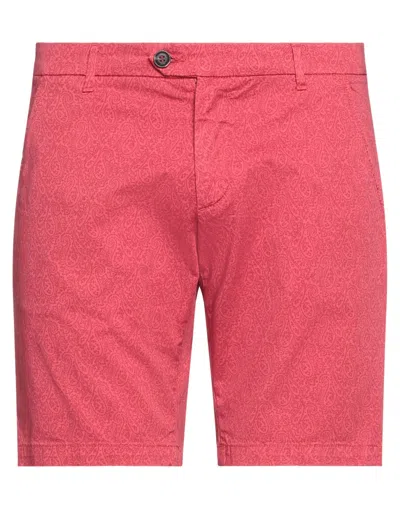 Roy Rogers Roÿ Roger's Man Shorts & Bermuda Shorts Red Size 33 Cotton, Elastane