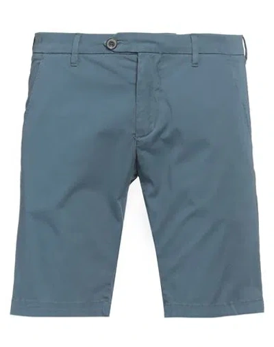 Roy Rogers Roÿ Roger's Man Shorts & Bermuda Shorts Slate Blue Size 32 Cotton, Elastane In Blue