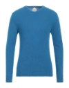 Roy Rogers Roÿ Roger's Man Sweater Azure Size M Wool In Blue