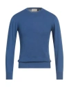 Roy Rogers Roÿ Roger's Man Sweater Azure Size Xs Cotton