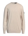 Roy Rogers Roÿ Roger's Man Sweater Beige Size Xxl Wool, Polyamide, Viscose, Cashmere In Beige