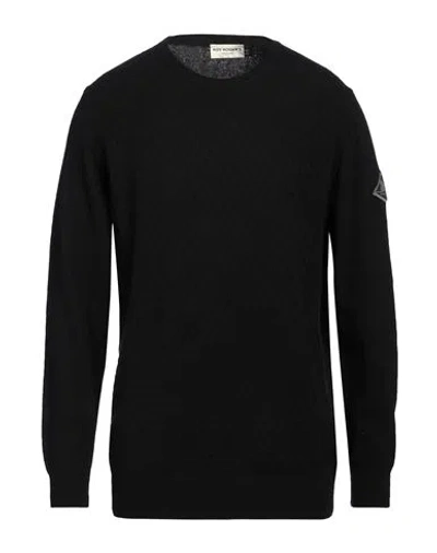Roy Rogers Roÿ Roger's Man Sweater Black Size 3xl Wool, Polyamide, Viscose, Cashmere In Black