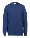 Roy Rogers Roÿ Roger's Man Sweater Blue Size 3xl Wool, Polyamide, Viscose, Cashmere