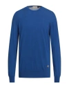 Roy Rogers Roÿ Roger's Man Sweater Bright Blue Size 3xl Cotton