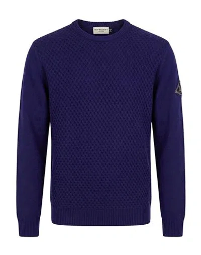 Roy Rogers Roÿ Roger's Man Sweater Bright Blue Size L Wool, Viscose, Polyamide, Cashmere