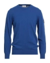 Roy Rogers Roÿ Roger's Man Sweater Bright Blue Size Xl Wool, Polyamide, Viscose, Cashmere