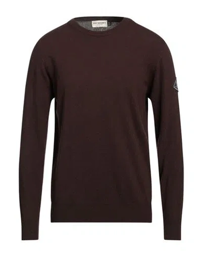 Roy Rogers Roÿ Roger's Man Sweater Chocolate Brown Size 3xl Wool, Polyamide, Viscose, Cashmere In Brown