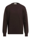 Roy Rogers Roÿ Roger's Man Sweater Dark Brown Size Xxl Wool, Polyamide, Viscose, Cashmere In Brown