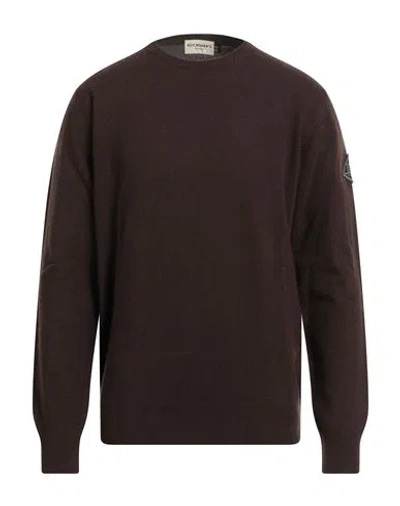 Roy Rogers Roÿ Roger's Man Sweater Dark Brown Size Xxl Wool, Polyamide, Viscose, Cashmere