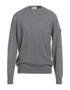 Roy Rogers Roÿ Roger's Man Sweater Grey Size Xl Wool, Viscose, Polyamide, Cashmere In Gray