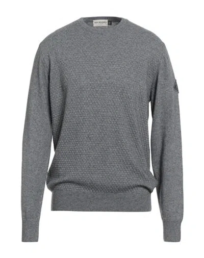 Roy Rogers Roÿ Roger's Man Sweater Grey Size Xl Wool, Viscose, Polyamide, Cashmere In Gray