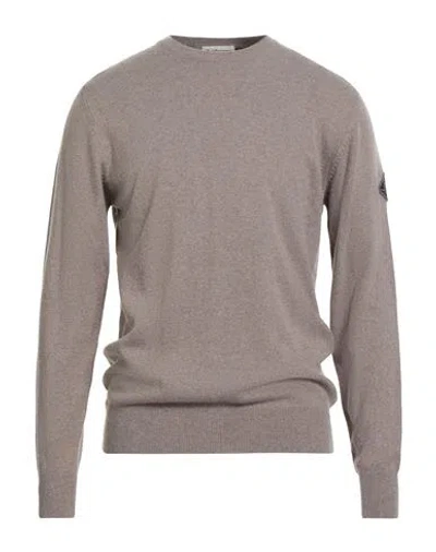 Roy Rogers Roÿ Roger's Man Sweater Light Brown Size Xxl Wool, Polyamide, Viscose, Cashmere In Sand