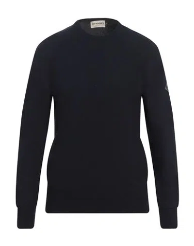 Roy Rogers Roÿ Roger's Man Sweater Midnight Blue Size Xxl Wool, Polyamide, Viscose, Cashmere