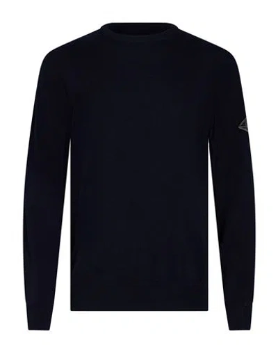 Roy Rogers Roÿ Roger's Man Sweater Midnight Blue Size Xxl Wool, Viscose, Polyamide, Cashmere