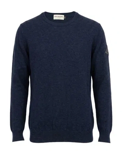 Roy Rogers Roÿ Roger's Man Sweater Navy Size L Wool, Viscose, Polyamide, Cashmere