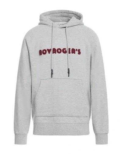 Roy Rogers Roÿ Roger's Man Sweatshirt Light Grey Size Xl Cotton, Polyester In Gray