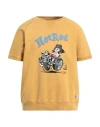 Roy Rogers Roÿ Roger's Man Sweatshirt Marigold Size Xl Cotton In Yellow
