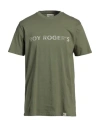 Roy Rogers Roÿ Roger's Man T-shirt Military Green Size Xl Cotton