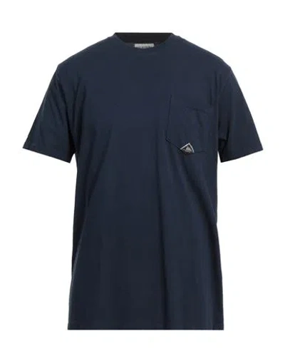 Roy Rogers Roÿ Roger's Man T-shirt Navy Blue Size Xxl Cotton