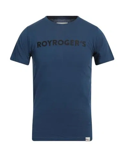Roy Rogers Roÿ Roger's Man T-shirt Navy Size Xs Cotton