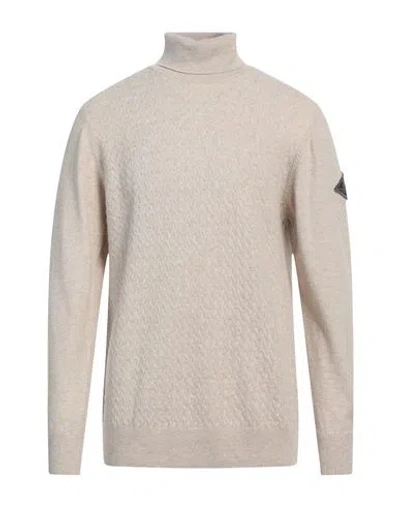 Roy Rogers Roÿ Roger's Man Turtleneck Beige Size Xxl Wool, Polyamide, Viscose, Cashmere