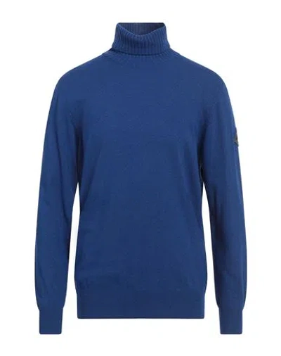 Roy Rogers Roÿ Roger's Man Turtleneck Bright Blue Size 3xl Wool, Polyamide, Viscose, Cashmere