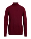 Roy Rogers Roÿ Roger's Man Turtleneck Burgundy Size Xl Wool, Polyamide, Viscose, Cashmere In Red