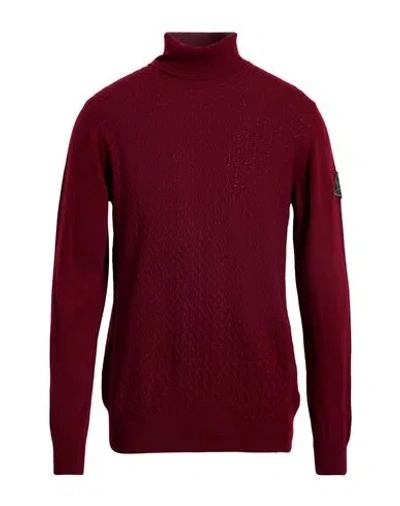 Roy Rogers Roÿ Roger's Man Turtleneck Burgundy Size Xl Wool, Polyamide, Viscose, Cashmere In Red