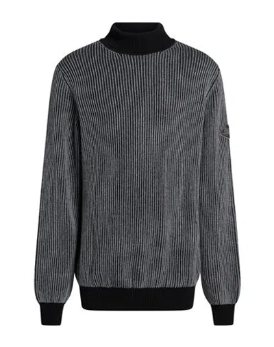 Roy Rogers Roÿ Roger's Man Turtleneck Charcoal Size L Wool, Viscose, Polyamide, Cashmere In Gray