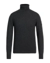 Roy Rogers Roÿ Roger's Man Turtleneck Charcoal Size S Wool, Polyamide, Viscose, Cashmere In Gray