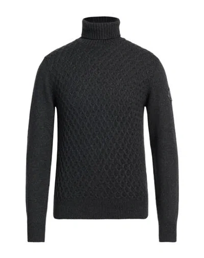 Roy Rogers Roÿ Roger's Man Turtleneck Charcoal Size S Wool, Polyamide, Viscose, Cashmere In Gray