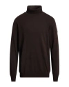 Roy Rogers Roÿ Roger's Man Turtleneck Dark Brown Size Xxl Wool, Polyamide, Viscose, Cashmere In Black