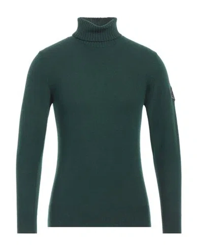 Roy Rogers Roÿ Roger's Man Turtleneck Emerald Green Size Xs Wool, Polyamide, Viscose, Cashmere In Green