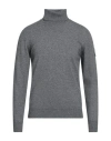 Roy Rogers Roÿ Roger's Man Turtleneck Grey Size L Wool, Polyamide, Viscose, Cashmere In Gray