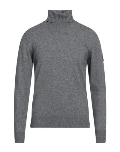 Roy Rogers Roÿ Roger's Man Turtleneck Grey Size L Wool, Polyamide, Viscose, Cashmere In Gray