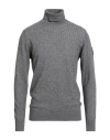 Roy Rogers Roÿ Roger's Man Turtleneck Grey Size Xl Wool, Polyamide, Viscose, Cashmere In Gray