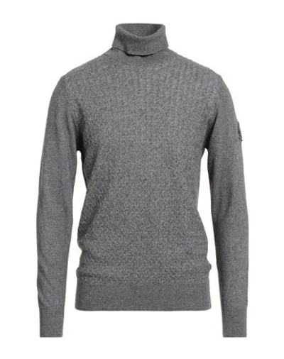 Roy Rogers Roÿ Roger's Man Turtleneck Grey Size Xl Wool, Polyamide, Viscose, Cashmere In Gray