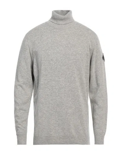 Roy Rogers Roÿ Roger's Man Turtleneck Light Grey Size Xxl Wool, Polyamide, Viscose, Cashmere