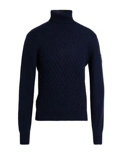 Roy Rogers Roÿ Roger's Man Turtleneck Midnight Blue Size S Wool, Polyamide, Viscose, Cashmere